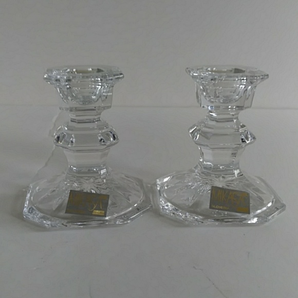 Mikasa | Accents | Mikasa Crystal Candle Sticks | Poshmark